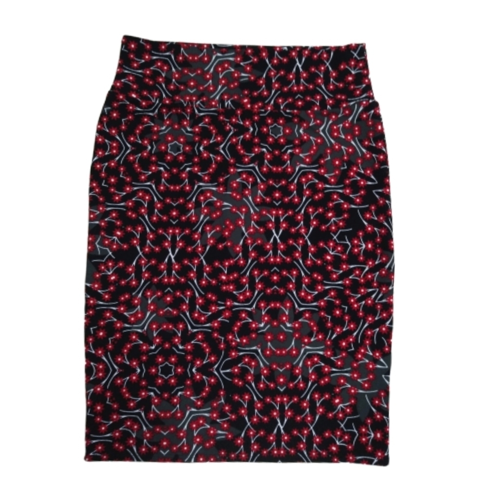 LulaRoe Cassie Floral Pencil Skirt Sz L